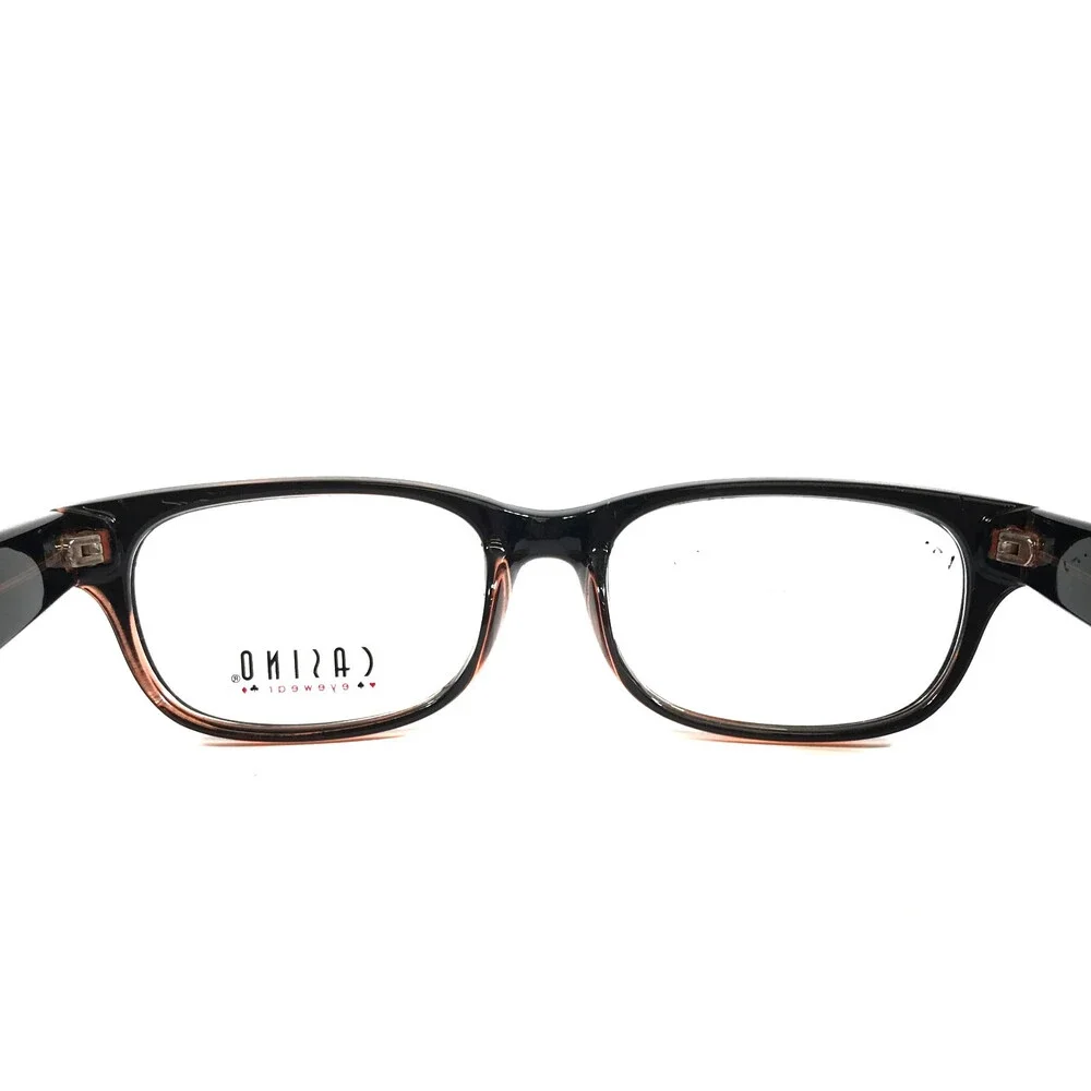 Casino Eyewear Eyeglasses Frames DAKOTA BLACK/PINK Rectangle Full Rim 52-18-140